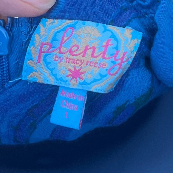 Plenty by Trace Reese blue dress size large - Picture 3 of 17